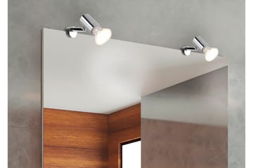Lorenzo H2O vägglampa 1L GU10 krom - Krom - Belysning - Lampor & belysning inomhus - Vägglampa