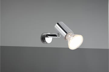 Lorenzo H2O vägglampa 1L GU10 krom - Krom - Belysning - Lampor & belysning inomhus - Vägglampa
