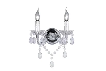 Luster Vägglampa 2L E14 transparent - Transparent - Belysning - Lampor & belysning inomhus - Vägglampa
