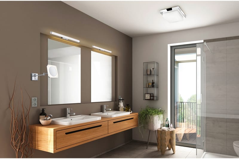 Mattimo H2O LED Vägglampa 60cm krom - Krom - Belysning - Lampor & belysning inomhus - Vägglampa