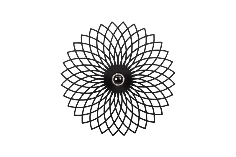 Nitid Vägglampa, Svart