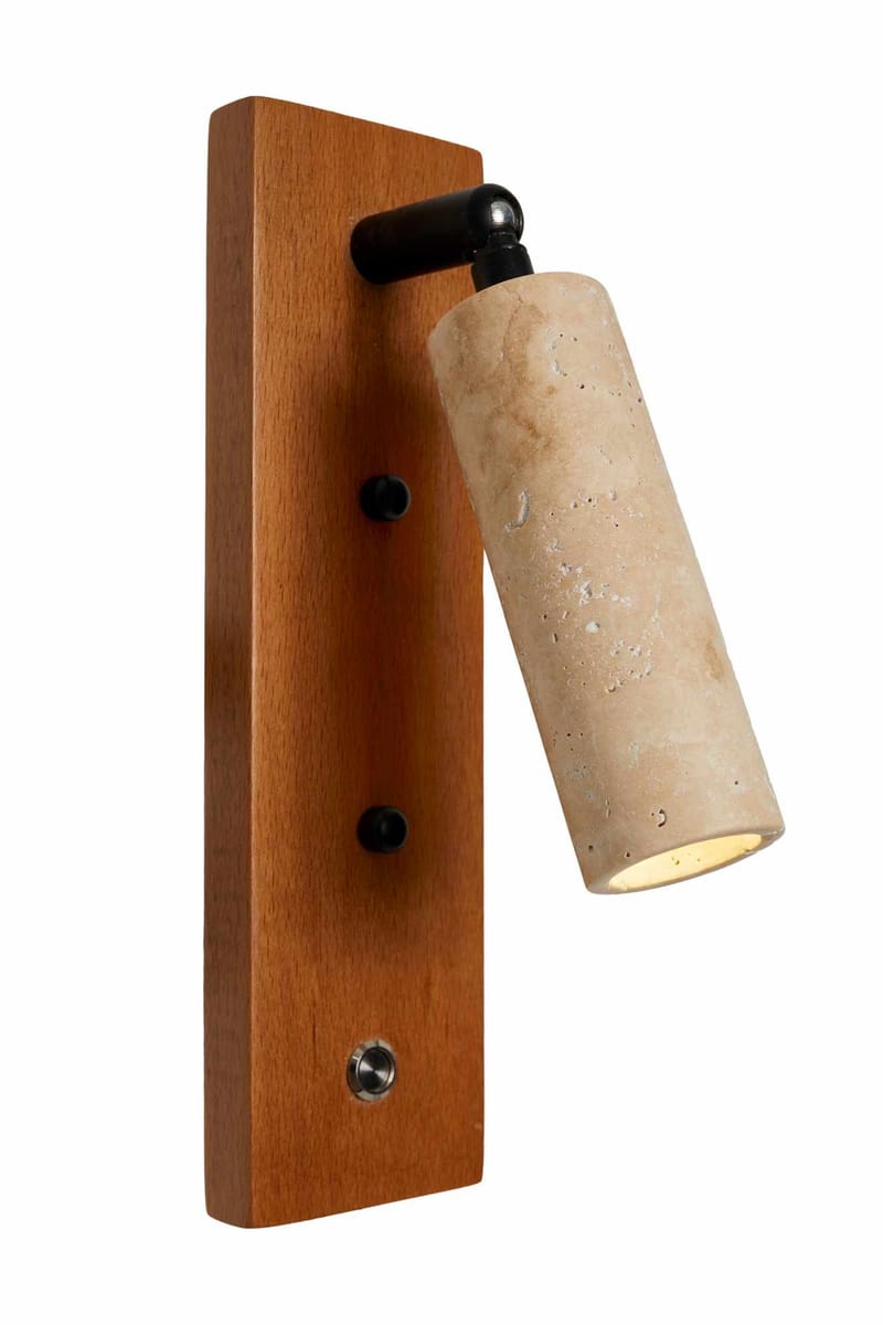 Orvyn Vägglampa 13 cm - Beige Ek - Belysning - Lampor & belysning inomhus - Vägglampa