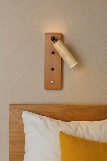 Orvyn Vägglampa 13 cm - Beige Ek - Belysning - Lampor & belysning inomhus - Vägglampa