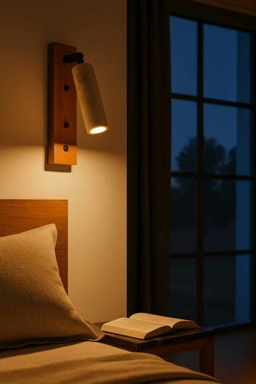 Orvyn Vägglampa 13 cm - Beige Ek - Belysning - Lampor & belysning inomhus - Vägglampa