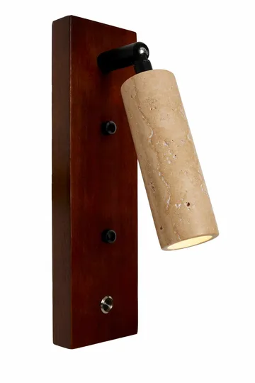 Orvyn Vägglampa 13 cm - Beige Valnöt - Belysning - Lampor & belysning inomhus - Vägglampa