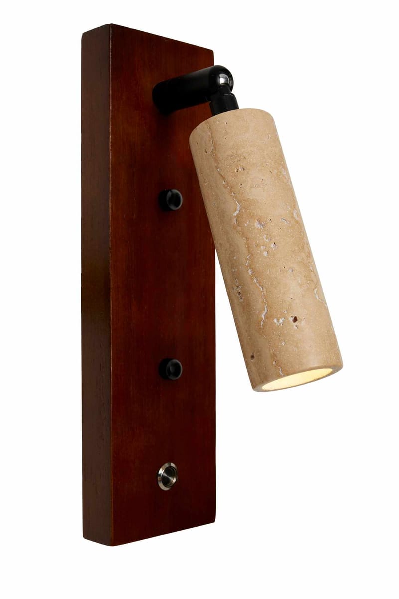 Orvyn Vägglampa 13 cm - Beige Valnöt - Belysning - Lampor & belysning inomhus - Vägglampa