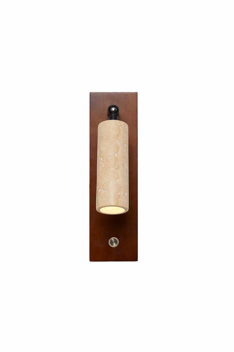Orvyn Vägglampa 13 cm - Beige Valnöt - Belysning - Lampor & belysning inomhus - Vägglampa