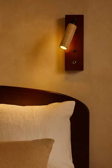 Orvyn Vägglampa 13 cm - Beige Valnöt - Belysning - Lampor & belysning inomhus - Vägglampa