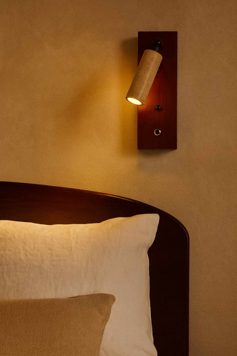 Orvyn Vägglampa 13 cm - Beige Valn öt - Belysning - Lampor & belysning inomhus - Vägglampa