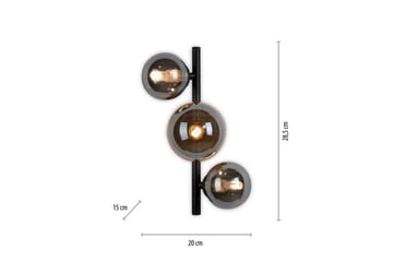 Popsicle Paul Neuhaus Vägglampa - Black - Belysning - Lampor & belysning inomhus - Vägglampa