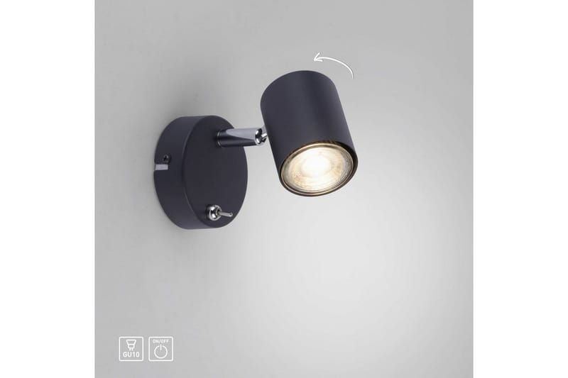 Tarik Just Light Vägglampa - Anthracite Grey - Belysning - Lampor & belysning inomhus - Vägglampa