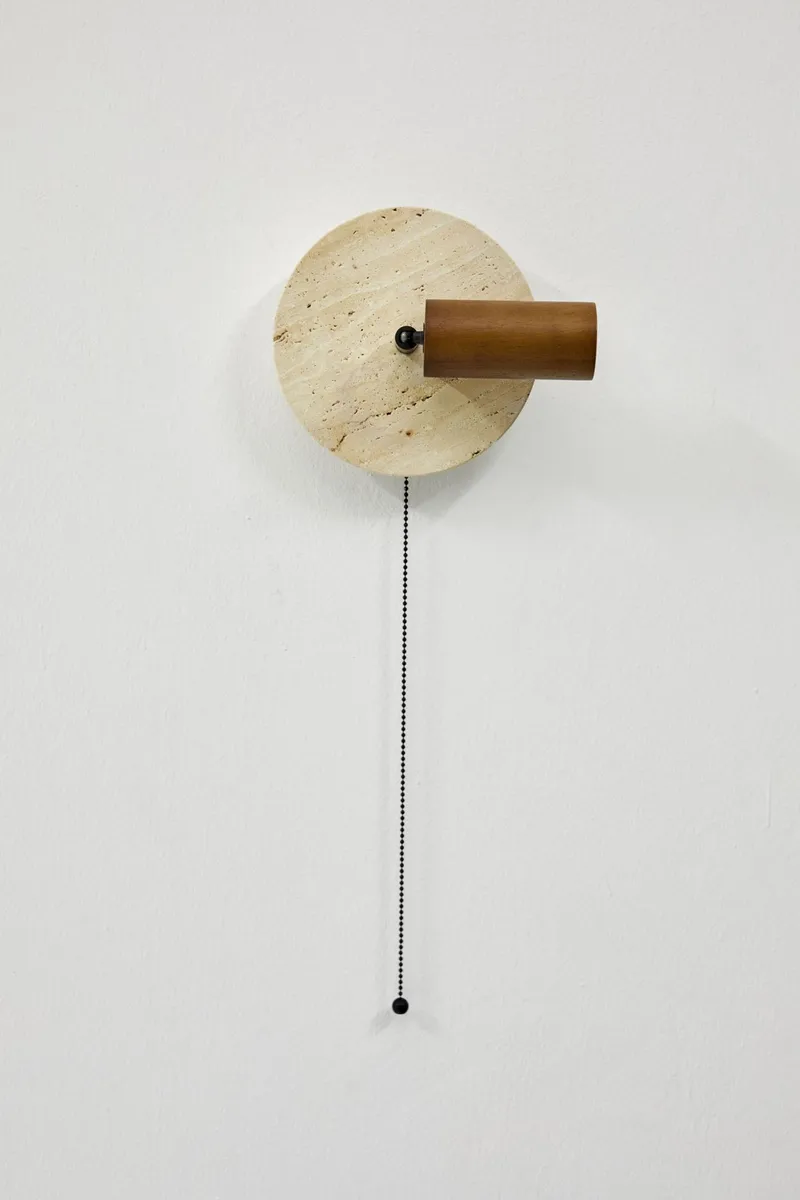 Tharosel Vägglampa 21 cm - Beige Ek - Belysning - Lampor & belysning inomhus - Vägglampa