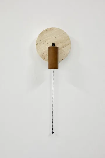 Tharosel Vägglampa 21 cm - Beige Ek - Belysning - Lampor & belysning inomhus - Vägglampa