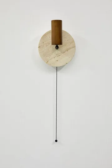 Tharosel Vägglampa 21 cm - Beige Ek - Belysning - Lampor & belysning inomhus - Vägglampa