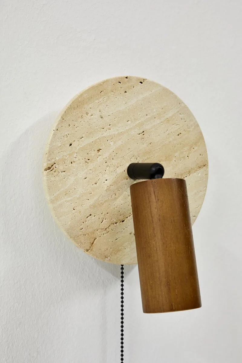 Tharosel Vägglampa 21 cm - Beige Ek - Belysning - Lampor & belysning inomhus - Vägglampa