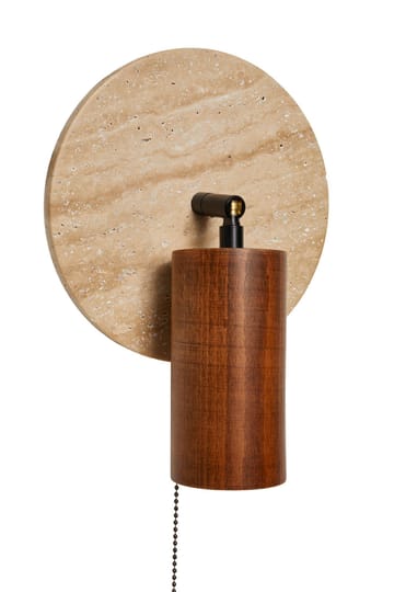 Tharosel Vägglampa 21 cm - Beige Valnöt - Belysning - Lampor & belysning inomhus - Vägglampa