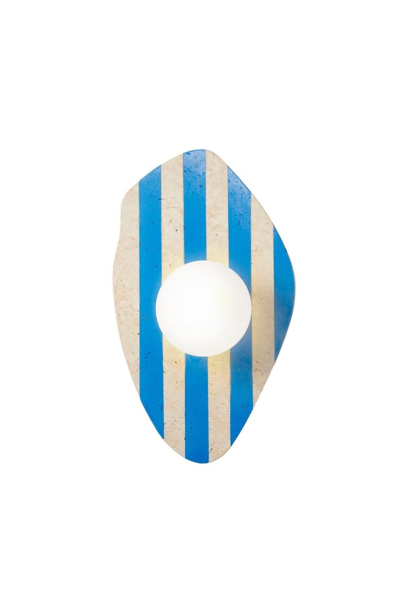 Thyrosel Vägglampa 10 cm, Beige, Vit, Blå