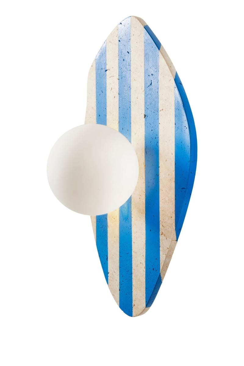 Thyrosel Vägglampa 10 cm - Beige, Vit, Blå - Belysning - Lampor & belysning inomhus - Vägglampa