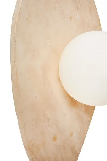 Thyrosel Vägglampa 10 cm - Beige Och Vit - Belysning - Lampor & belysning inomhus - Vägglampa