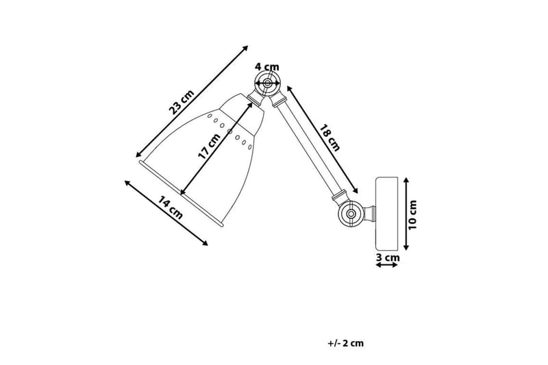 Tillatoba Vägglampa M 2-pack - Vit - Belysning - Lampor & belysning inomhus - Vägglampa - Väggarmatur