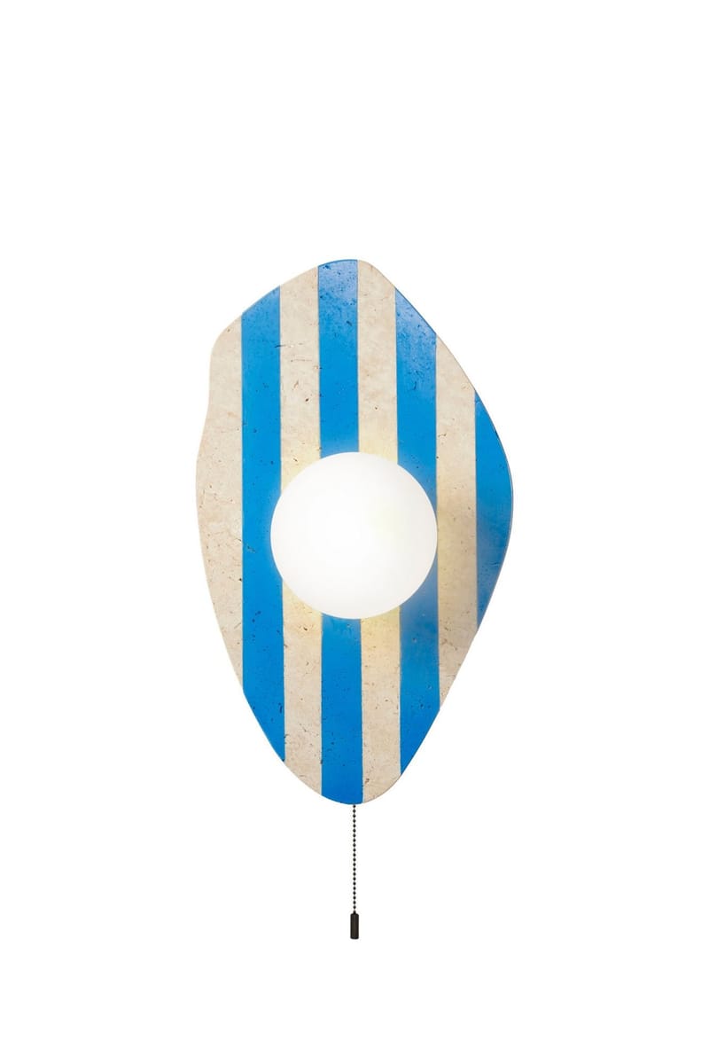 Torlic Vägglampa 10 cm, Beige, Vit, Blå