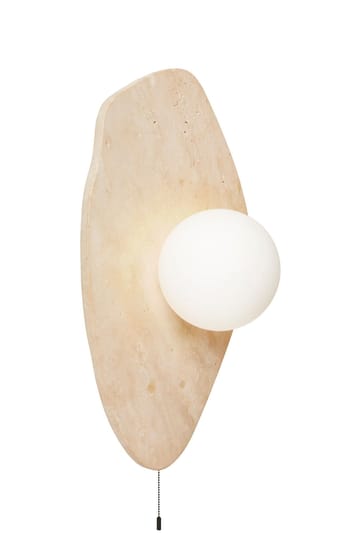 Torlic Vägglampa 10 cm - Beige Och Vit - Belysning - Lampor & belysning inomhus - Vägglampa