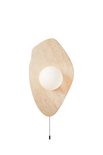 Torlic Vägglampa 10 cm - Beige Och Vit - Belysning - Lampor & belysning inomhus - Vägglampa