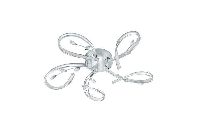 Vägg-/Taklampa Eglo Vallemare, Vit/Krom