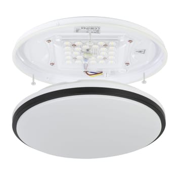 Vägg-/Taklampa Pinetto - Vit, Krom - Belysning - Lampor & belysning inomhus - Vägglampa