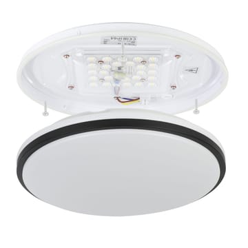 Vägg-/Taklampa Pinetto - Vit, Krom - Belysning - Lampor & belysning inomhus - Vägglampa