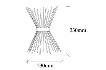 Vägglampa Afroz Svart - Svart - Belysning - Lampor & belysning inomhus - Vägglampa
