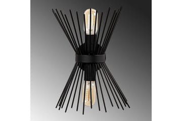 Vägglampa Afroz Svart - Svart - Belysning - Lampor & belysning inomhus - Vägglampa