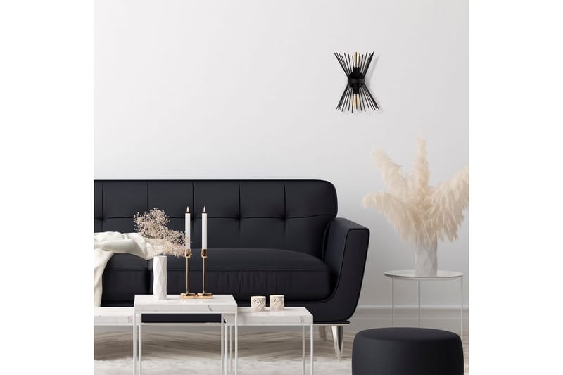Vägglampa Afroz Svart - Svart - Belysning - Lampor & belysning inomhus - Vägglampa