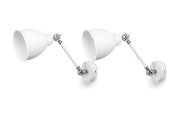 Vägglampa Algoma M 2-pack - Vit - Belysning - Lampor & belysning inomhus - Vägglampa - Väggarmatur