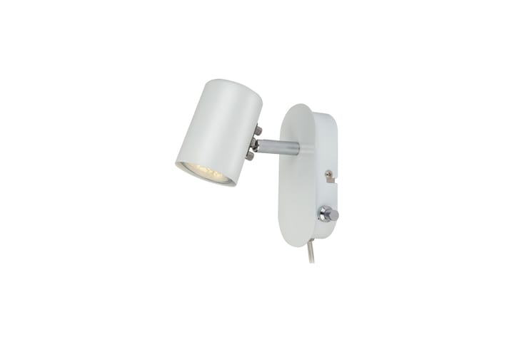 Vägglampa Balder Vit/Krom - Scan Lamps - Läslampa vägg - Väggarmatur - Sänglampa vägg - Vägglampa - Läslampa