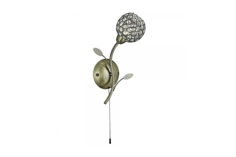 Vägglampa Bellis 17 cm Dimbar Antikmässing - Searchlight - Väggarmatur - Sänglampa vägg - Vägglampa