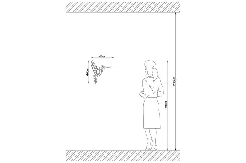Vägglampa Brilo Bird Svart - Svart - Belysning - Lampor & belysning inomhus - Vägglampa