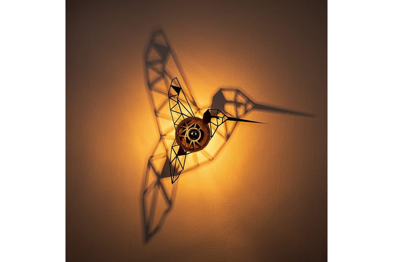 Vägglampa Brilo Bird Svart - Svart - Belysning - Lampor & belysning inomhus - Vägglampa
