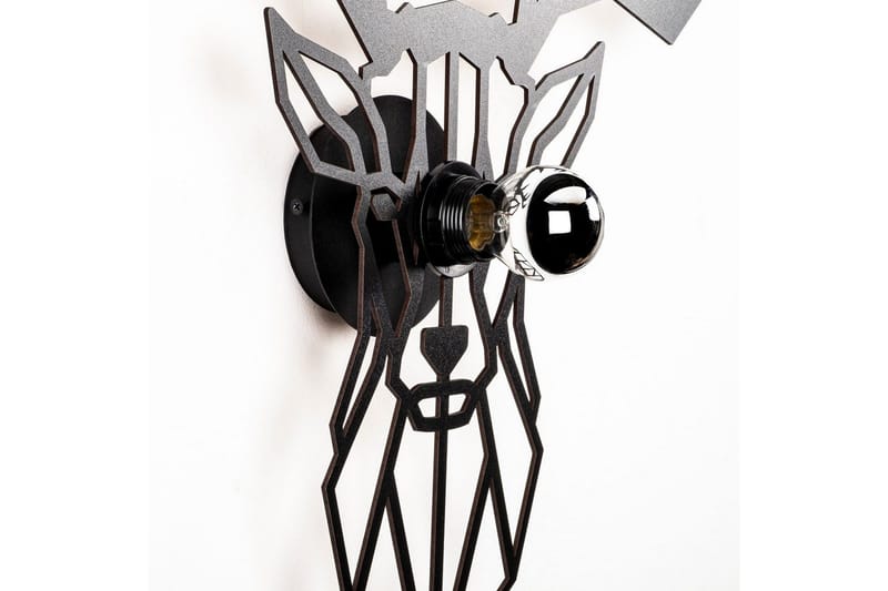 Vägglampa Brilo Deer Svart - Svart - Belysning - Lampor & belysning inomhus - Vägglampa
