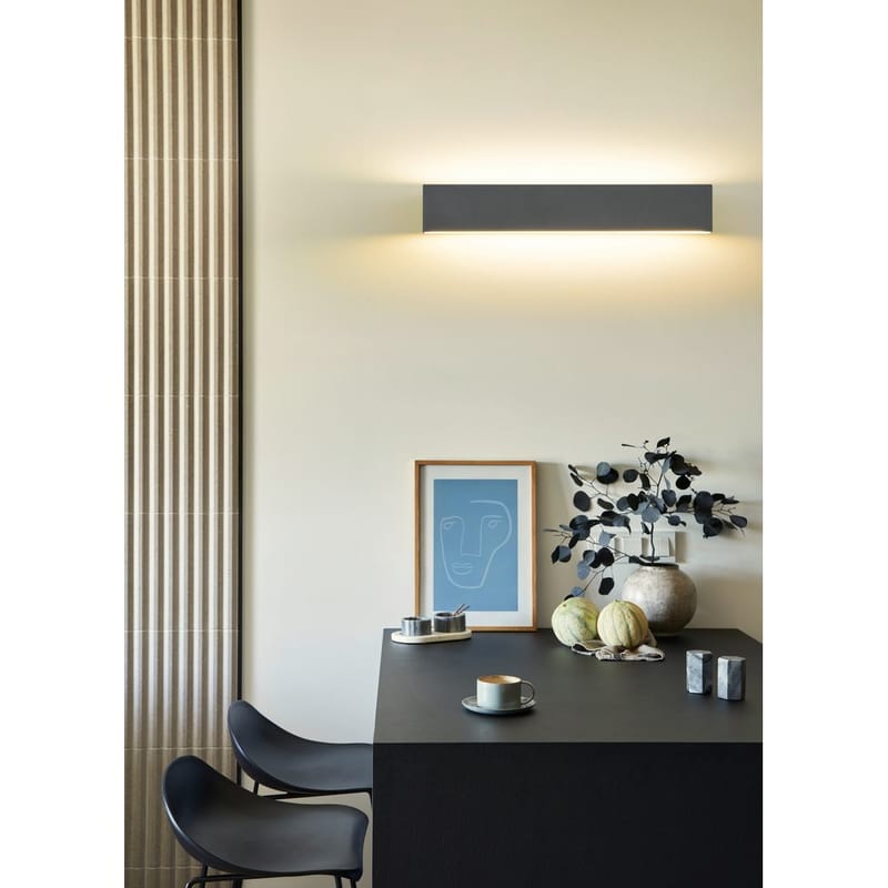 Vägglampa Concha - 47 cm, Antracit - Belysning - Lampor & belysning inomhus - Vägglampa