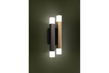 Vägglampa Eglo Estanterios Grå/Brun Upp och Ned 4 Lampor - Belysning - Lampor & belysning inomhus - Vägglampa