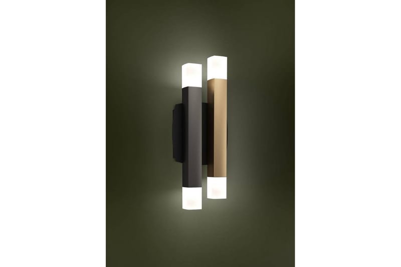 Vägglampa Eglo Estanterios Grå/Brun Upp och Ned 4 Lampor - Belysning - Lampor & belysning inomhus - Vägglampa