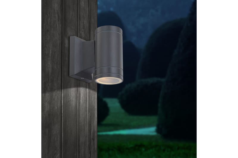 Vägglampa Gantar 9 cm Grå - Globo Lighting - Väggarmatur - Sänglampa vägg - Vägglampa