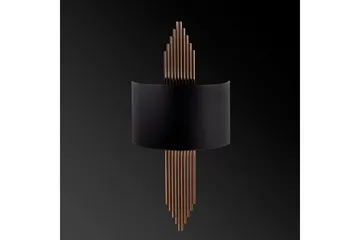 Vägglampa Grelon Svart / Koppar - Svart / Koppar - Belysning - Lampor & belysning inomhus - Vägglampa