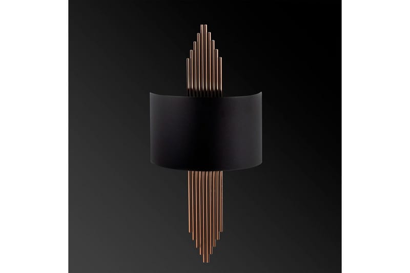 Vägglampa Grelon Svart / Koppar - Svart / Koppar - Belysning - Lampor & belysning inomhus - Vägglampa