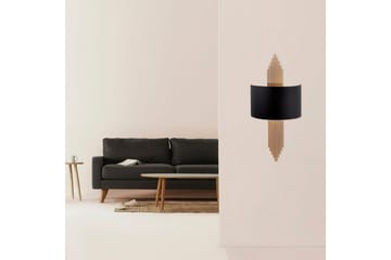 Vägglampa Grelon Svart / Koppar - Svart / Koppar - Belysning - Lampor & belysning inomhus - Vägglampa