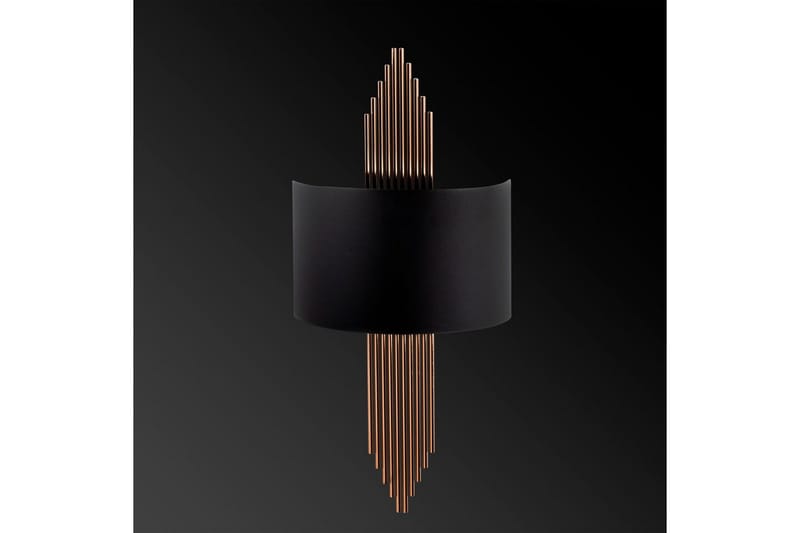 Vägglampa Grelon Svart / Koppar - Svart / Koppar - Belysning - Lampor & belysning inomhus - Vägglampa