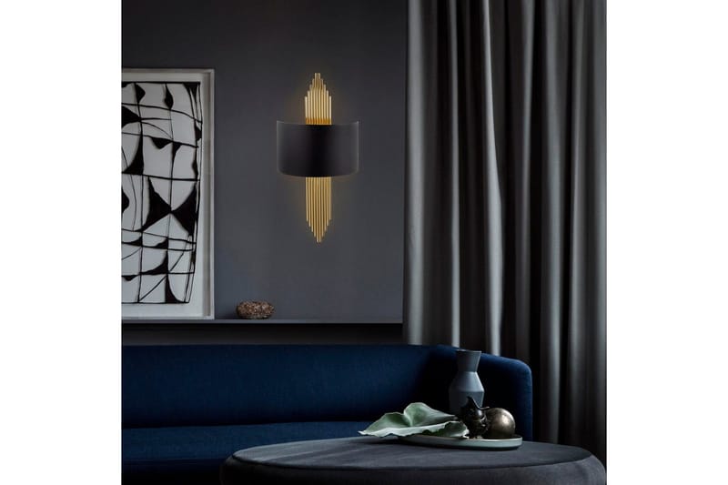 Vägglampa Grelon Svart / Rany - Svart / Rany - Belysning - Lampor & belysning inomhus - Vägglampa