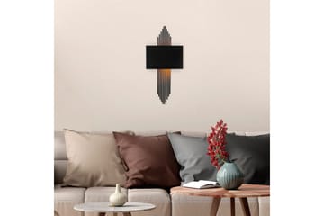Vägglampa Grelon Svart - Svart - Belysning - Lampor & belysning inomhus - Vägglampa