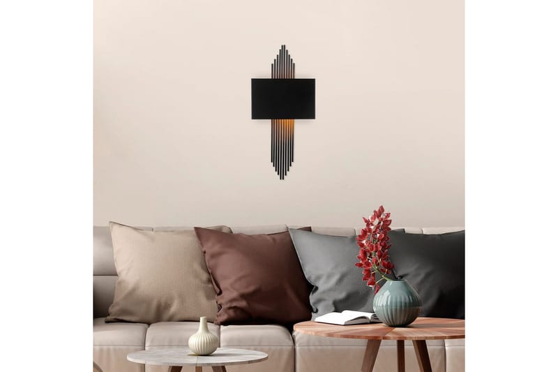 Vägglampa Grelon Svart - Svart - Belysning - Lampor & belysning inomhus - Vägglampa